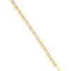 TOMEI Dual-Tone Love Bracelet, Yellow Gold 916