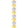 TOMEI Dual-Tone Love Bracelet, Yellow Gold 916