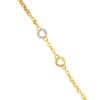 TOMEI Diamond Cut Collection Bracelet, Yellow Gold 916