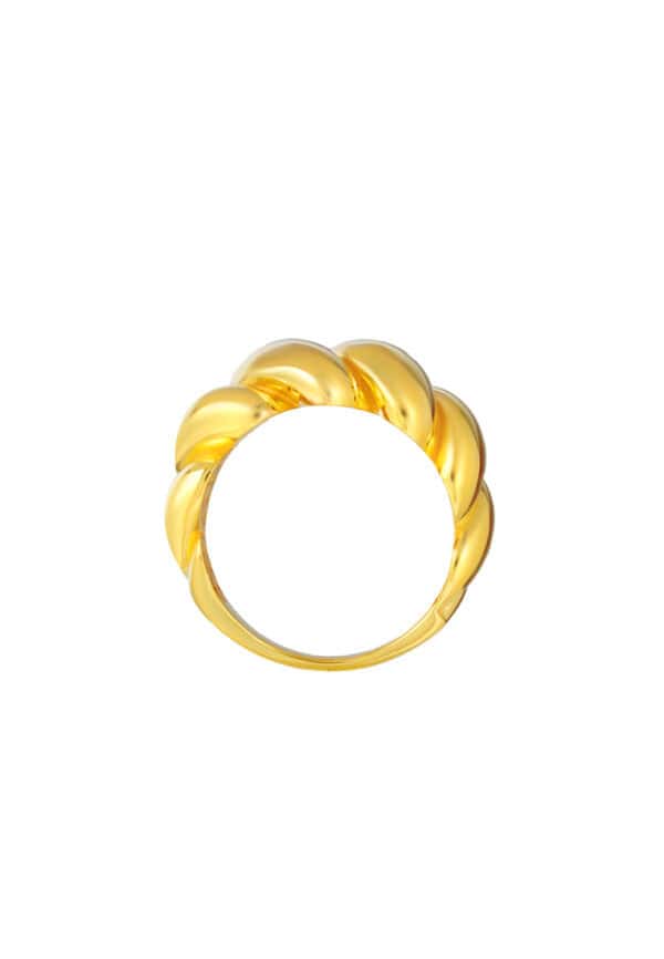 TOMEI Lusso Italia Ring, Yellow Gold 916