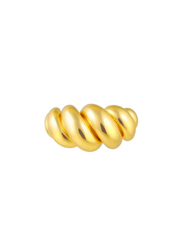TOMEI Lusso Italia Ring, Yellow Gold 916