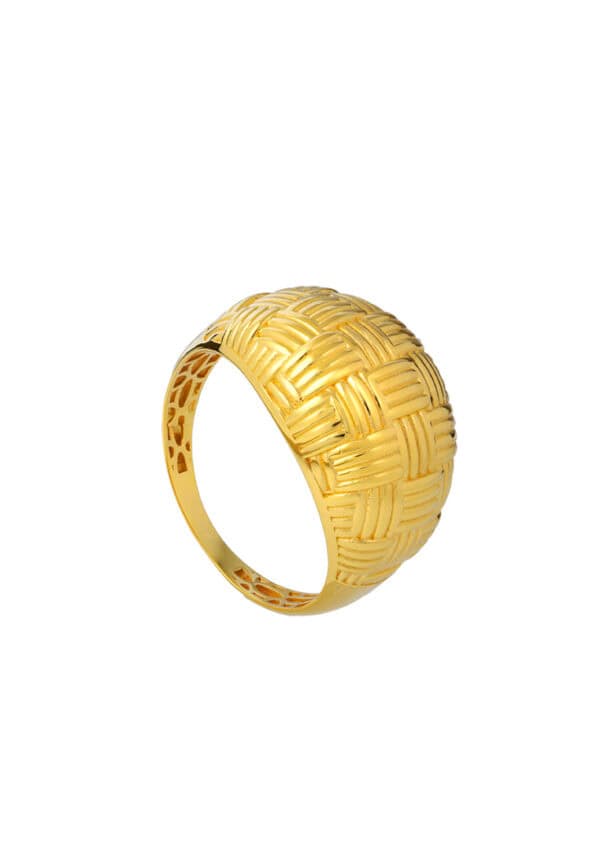 TOMEI Lusso Italia Ring, Yellow Gold 916