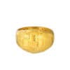 TOMEI Lusso Italia Ring, Yellow Gold 916