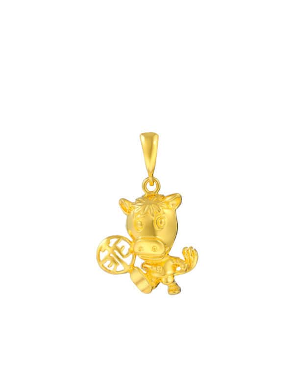 TOMEI Horse Pendant, Yellow Gold 916