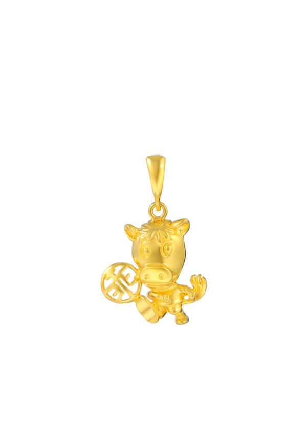 TOMEI Horse Pendant, Yellow Gold 916