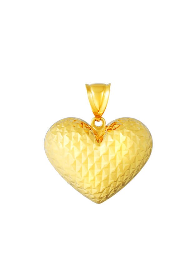 TOMEI Lusso Italia Heart Pendant, Yellow Gold 916