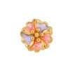 TOMEI Chomel Collection Flower Charm, Yellow Gold 916