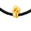 TOMEI Chomel Collection Money Plant Charm, Yellow Gold 916
