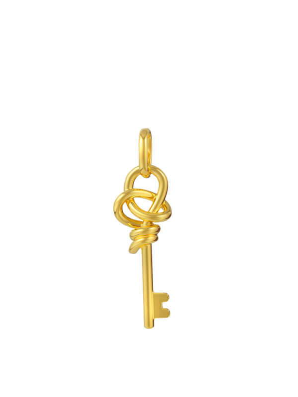 TOMEI Key Pendant, Yellow Gold 916