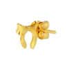 TOMEI Ribbon Earrings, Yellow Gold 916