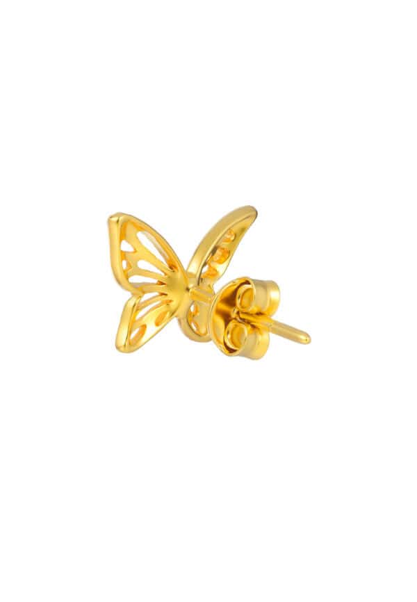 TOMEI Butterfy Earrings, Yellow Gold 916