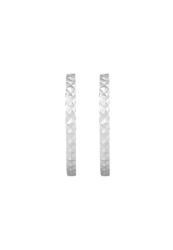 TOMEI Dual-Tone Loop Earrings, Yellow Gold 916