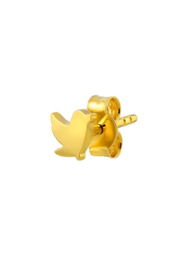 TOMEI Lusso Italia Bird Earrings, Yellow Gold 916