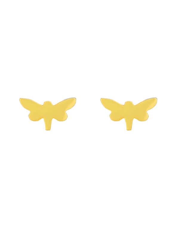 TOMEI Lusso Italia Butterfly Earrings, Yellow Gold 916