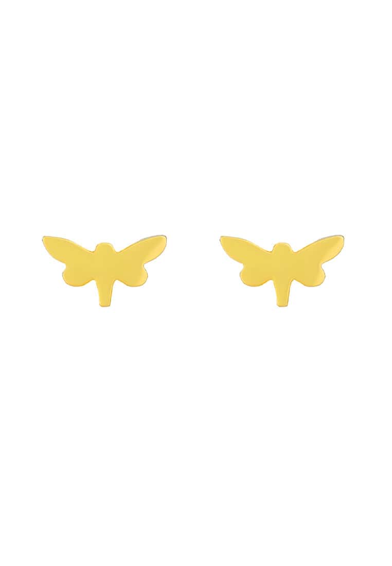 TOMEI Lusso Italia Butterfly Earrings, Yellow Gold 916