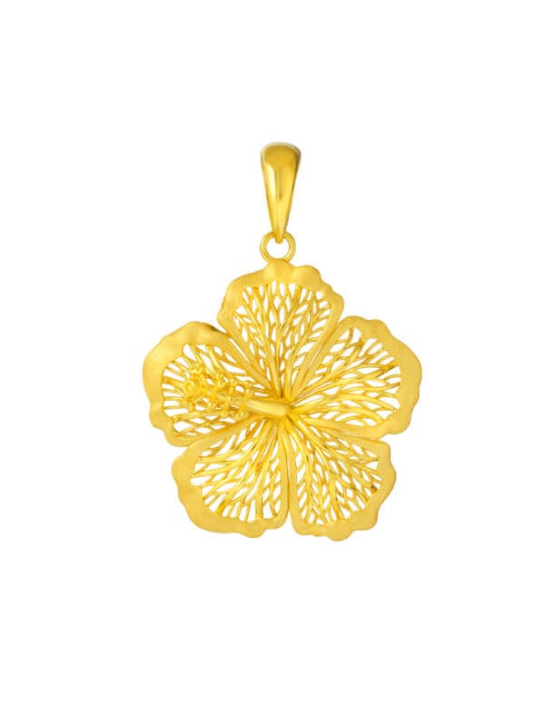 TOMEI Flower Pendant, Yellow Gold 916