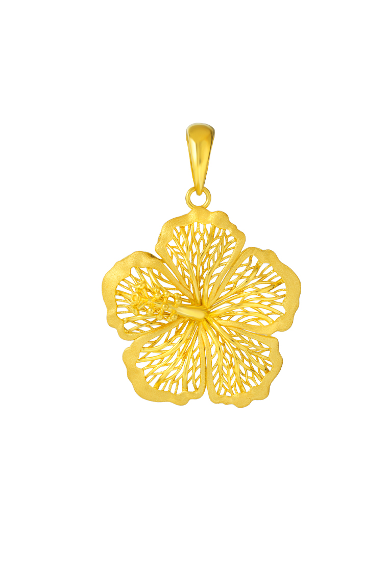 TOMEI Flower Pendant, Yellow Gold 916