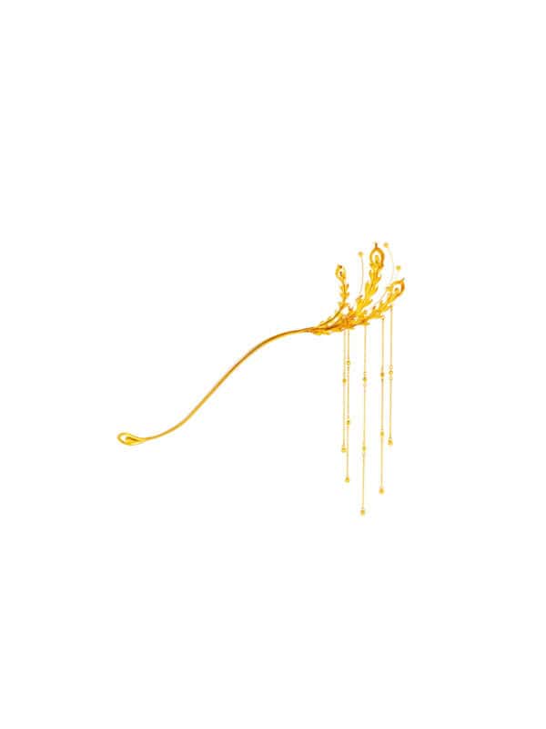 TOMEI x Xifu  【凤凰于飞-发簪】Hairpin, Yellow Gold 999