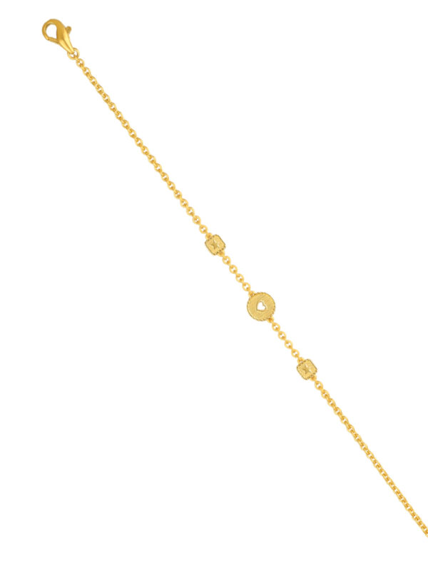 TOMEI x Prima Gold Geometric Bracelet, Yellow Gold 999
