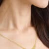 TOMEI x Prima Gold Geometric Necklace, Yellow Gold 999