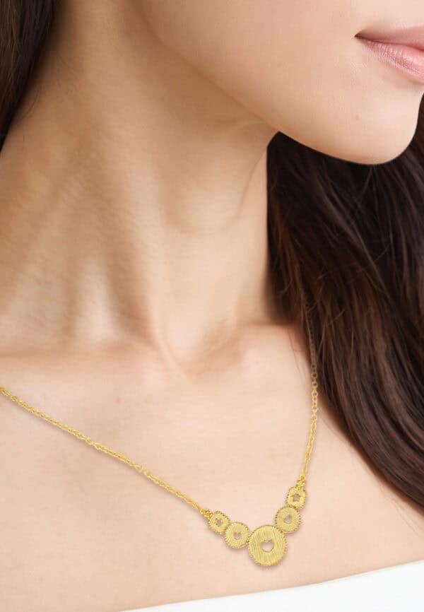 TOMEI x Prima Gold Geometric Necklace, Yellow Gold 999