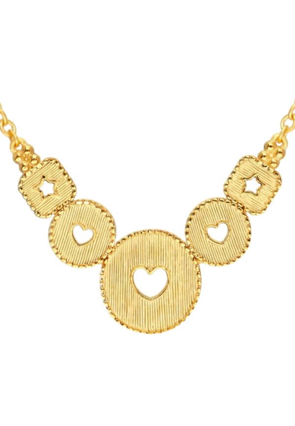 TOMEI x Prima Gold Geometric Necklace, Yellow Gold 999