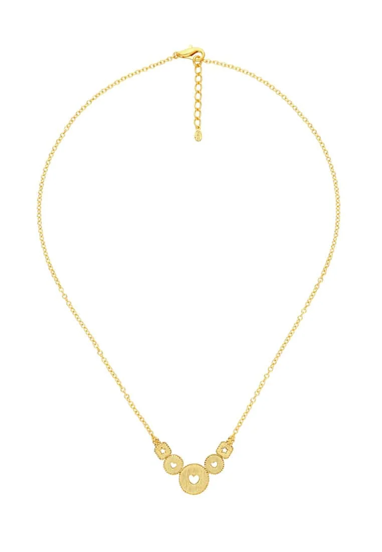 TOMEI x Prima Gold Geometric Necklace, Yellow Gold 999