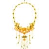 TOMEI x Xifu 【凤栖牡丹 II】Necklace, Yellow Gold 999