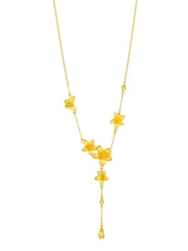 TOMEI x Xifu 【相依】Necklace, Yellow Gold 999