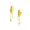 TOMEI x Xifu  【凤栖牡丹 II】Earrings, Yellow Gold 999