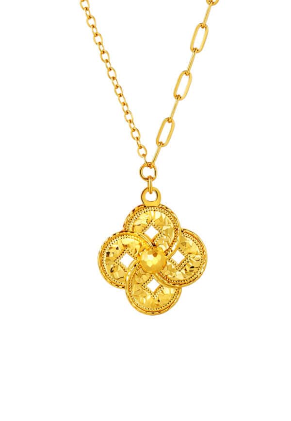 TOMEI x Xifu 【幸遇】Necklace, Yellow Gold 999