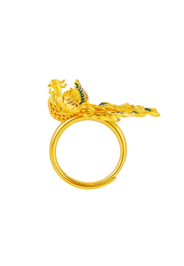 762_0017_DSC03776_3 TOMEI x Xifu 【凤栖牡丹 II】Ring, Yellow Gold 999