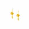 TOMEI x Xifu  【玉兰花开】Earrings, Yellow Gold 999