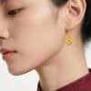 TOMEI x Xifu 【幸遇】Earrings, Yellow Gold 999