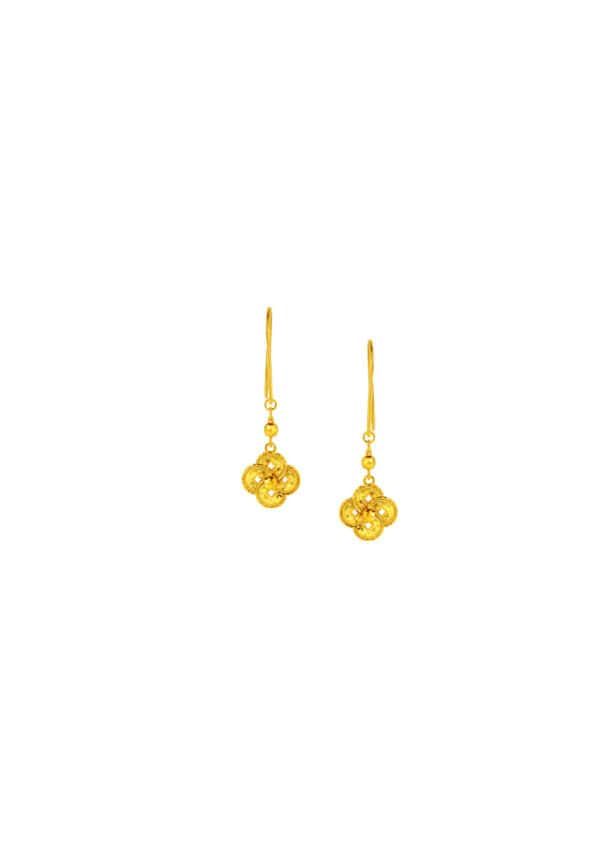 TOMEI x Xifu 【幸遇】Earrings, Yellow Gold 999