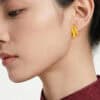 TOMEI x Xifu 【5G极光】Earrings, Yellow Gold 999