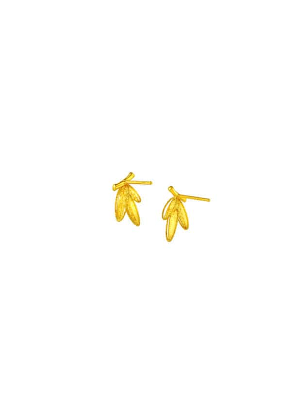 TOMEI x Xifu 【5G极光】Earrings, Yellow Gold 999