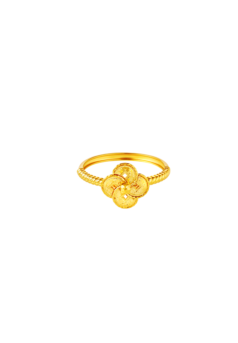 TOMEI x Xifu 【幸遇】Ring, Yellow Gold 999
