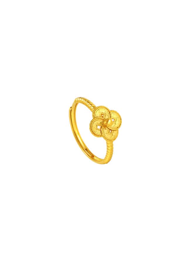 TOMEI x Xifu 【幸遇】Ring, Yellow Gold 999