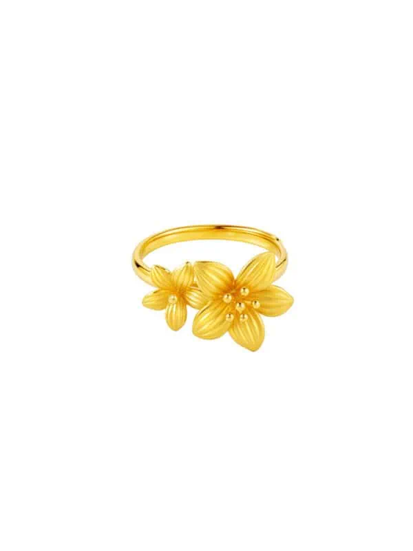 TOMEI x Xifu 【相依】Ring, Yellow Gold 999