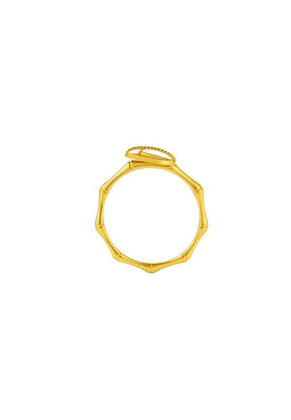 TOMEI x Xifu 【5G极光】Ring, Yellow Gold 999