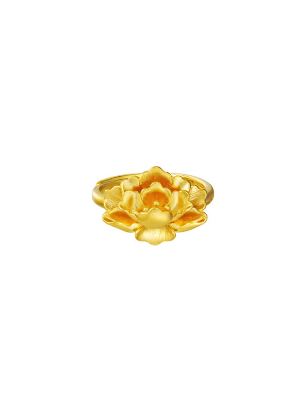 TOMEI x Xifu 【鸾凤缔缘】Ring, Yellow Gold 999