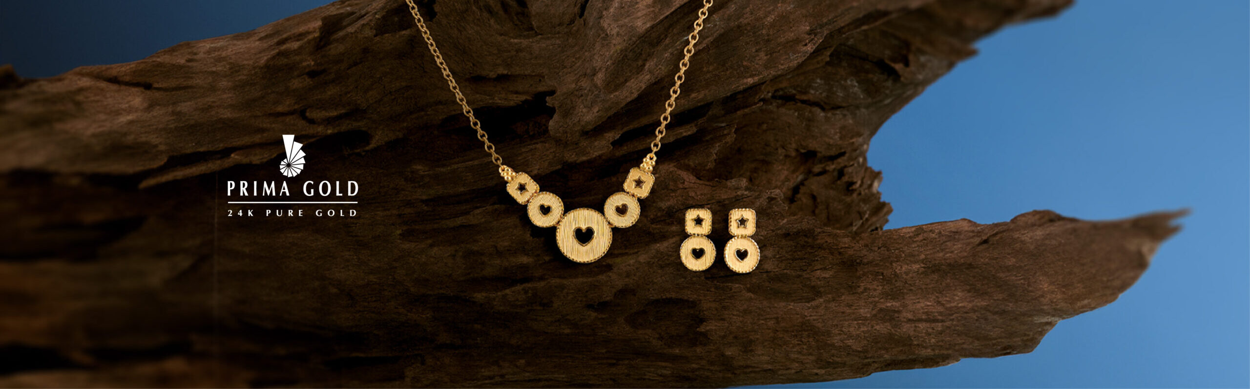 TOMEI x Prima Gold Geometric Necklace, Yellow Gold 999