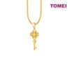 TOMEI Key Pendant, Yellow Gold 916