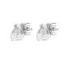 TOMEI Diamond Earrings, White Gold 375