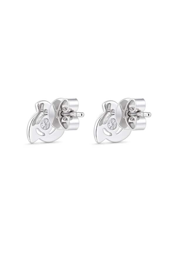 TOMEI Diamond Earrings, White Gold 375