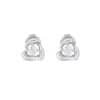 TOMEI Diamond Earrings, White Gold 375
