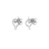 TOMEI Diamond Earrings, White Gold 375