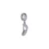 TOMEI Foot-Print Charm, White Gold 585