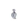 TOMEI Dolphin Charm, White Gold 585